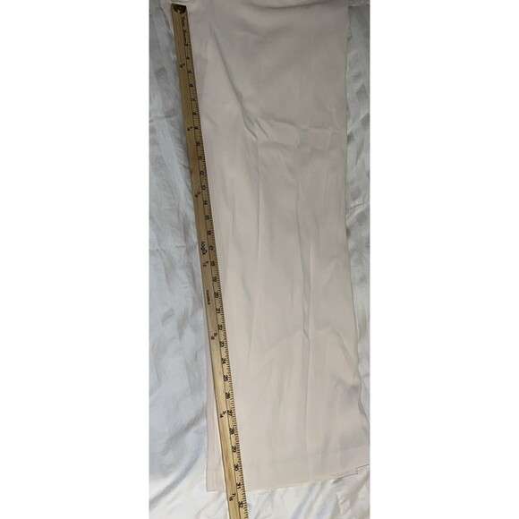 French Connection Women Wide Leg Trouser Color Cream XL Office Casual Preppy NWT - Picture 15 of 16